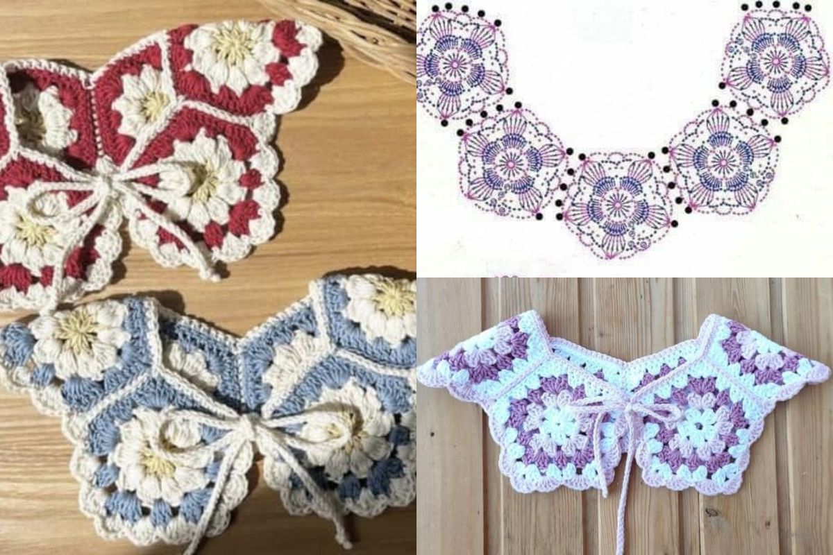 crochet butterfly boleros 7