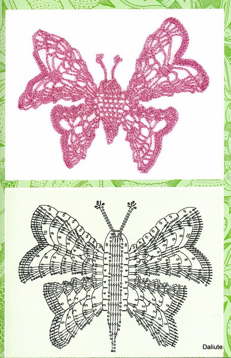 crochet butterfly inspiration 3