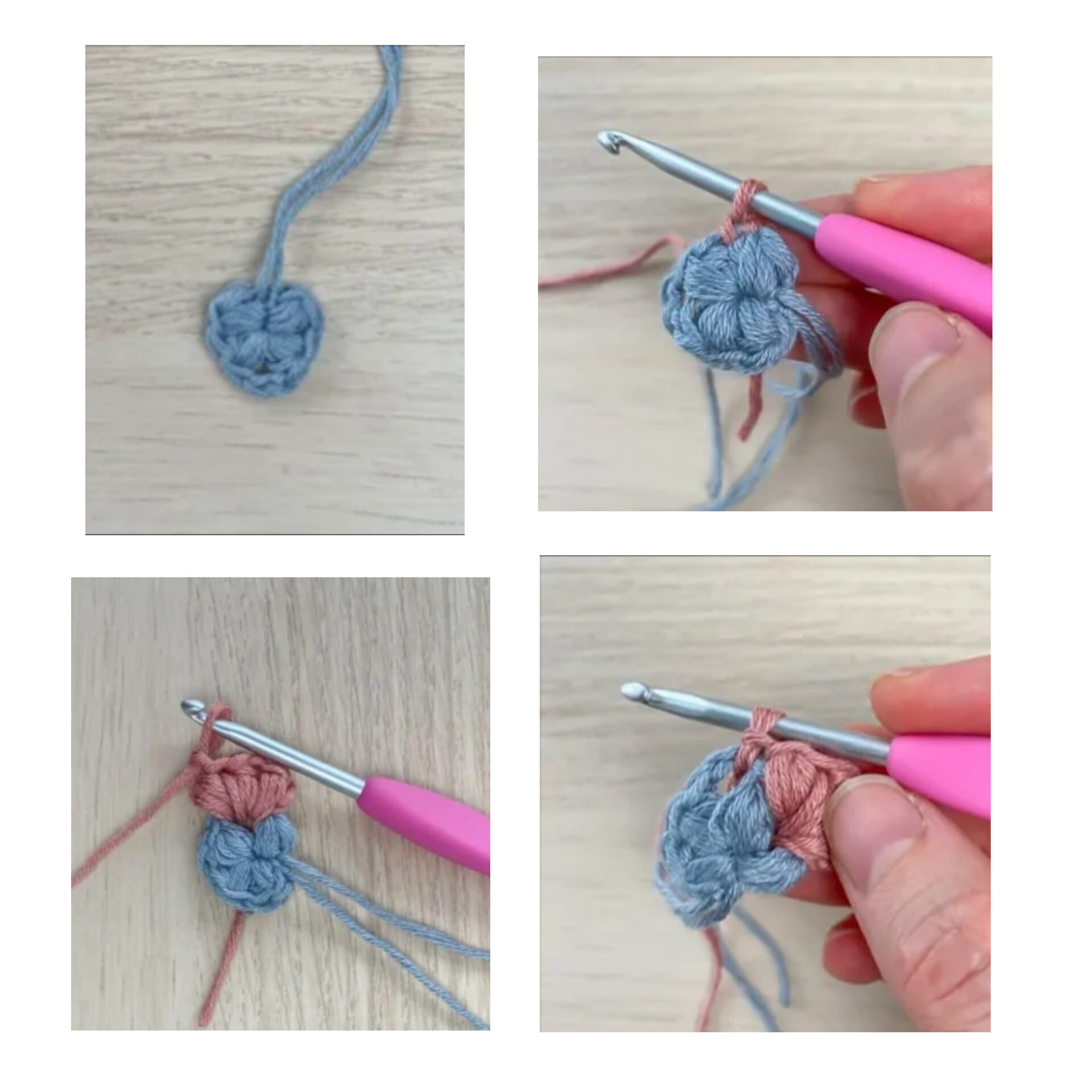 crochet butterfly step by step