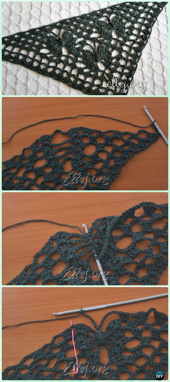 crochet butterfly stitch patterns 1
