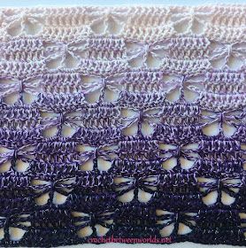 crochet butterfly stitch patterns 4