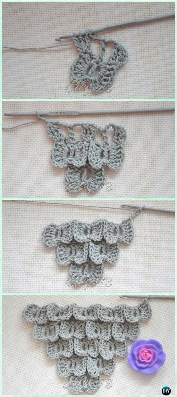 crochet butterfly stitch patterns