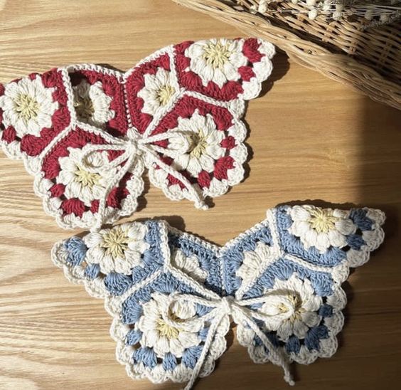 crochet butterfly vest ideas