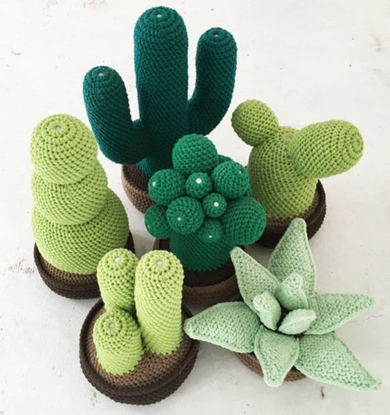 crochet cactus ideas 9