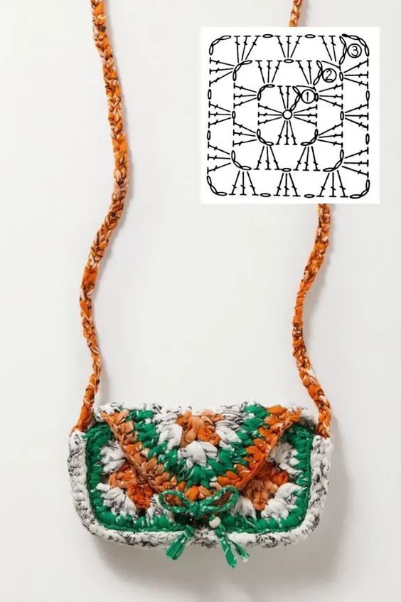 crochet cell phone bag 2