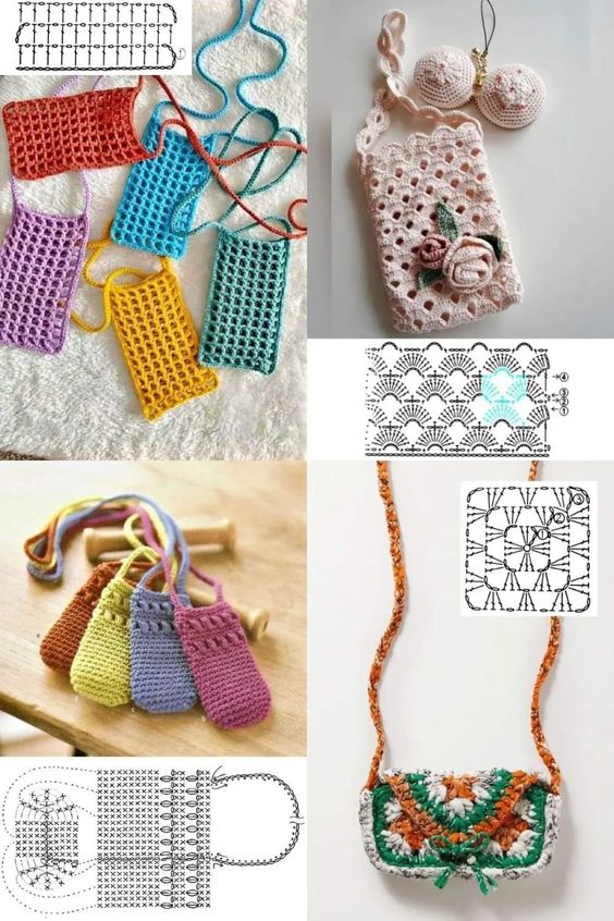 crochet cell phone bag 9