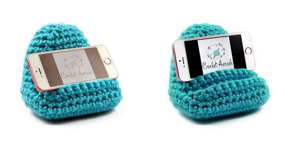 crochet cell phone holder 1