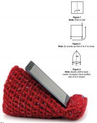 crochet cell phone holder 4