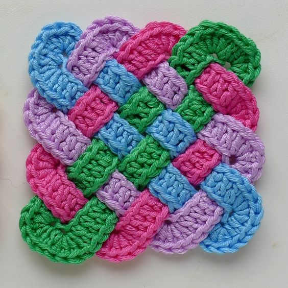 crochet celtic coasters tutorial ideas 2