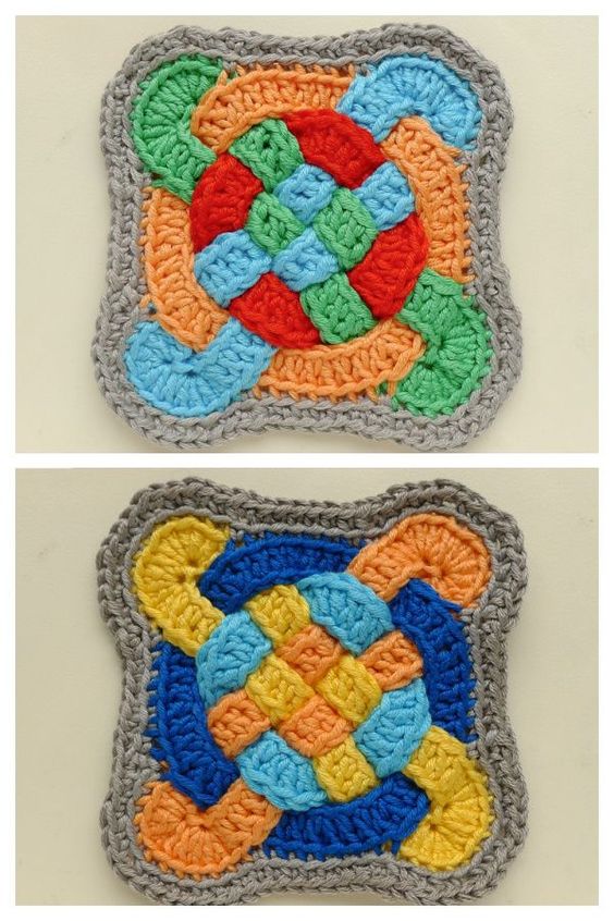 crochet celtic coasters tutorial ideas 7