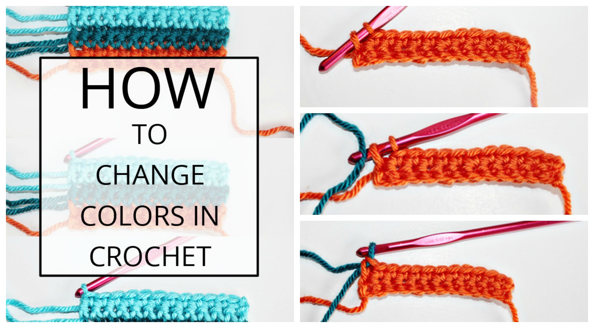 crochet change color