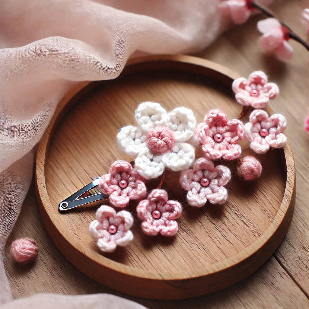 crochet cherry blossom tutorial and ideas 2