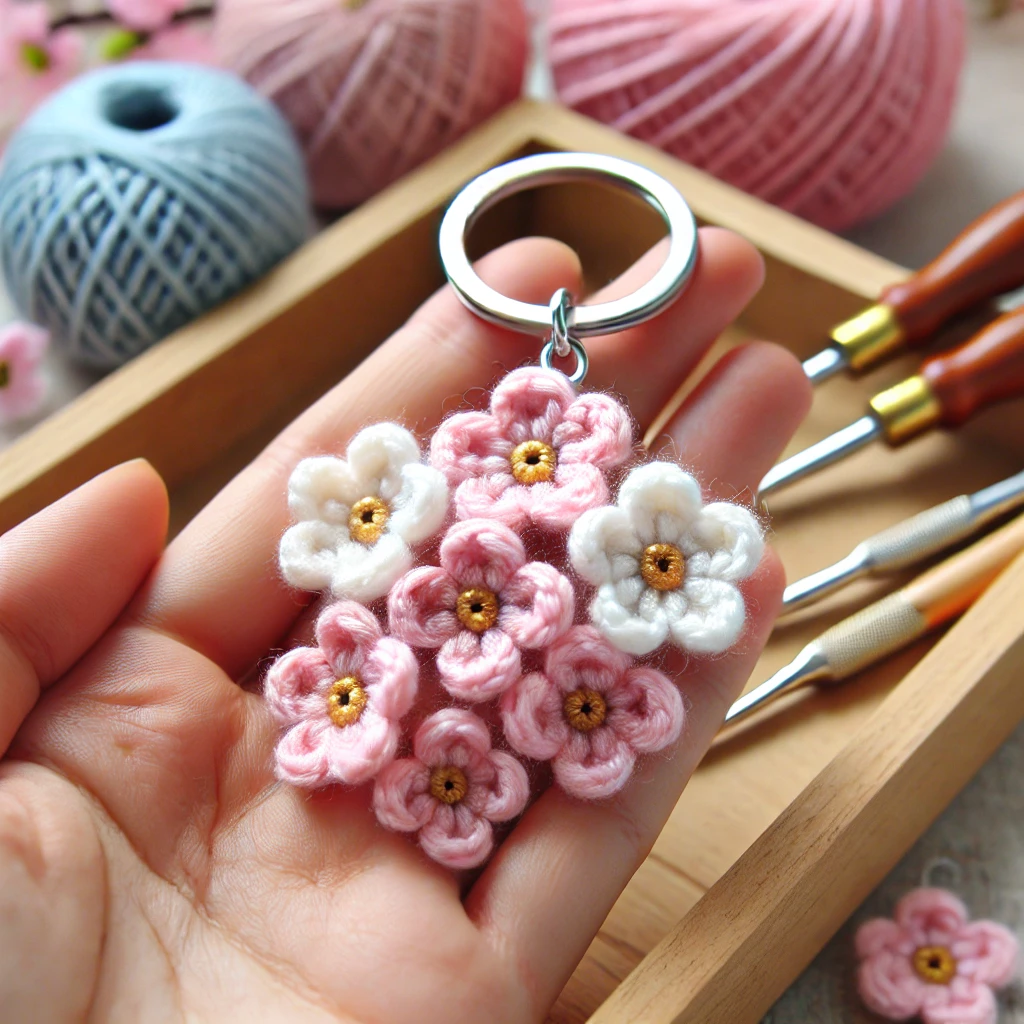 crochet cherry blossom tutorial and ideas