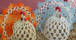 crochet chickens to use in your decor 11