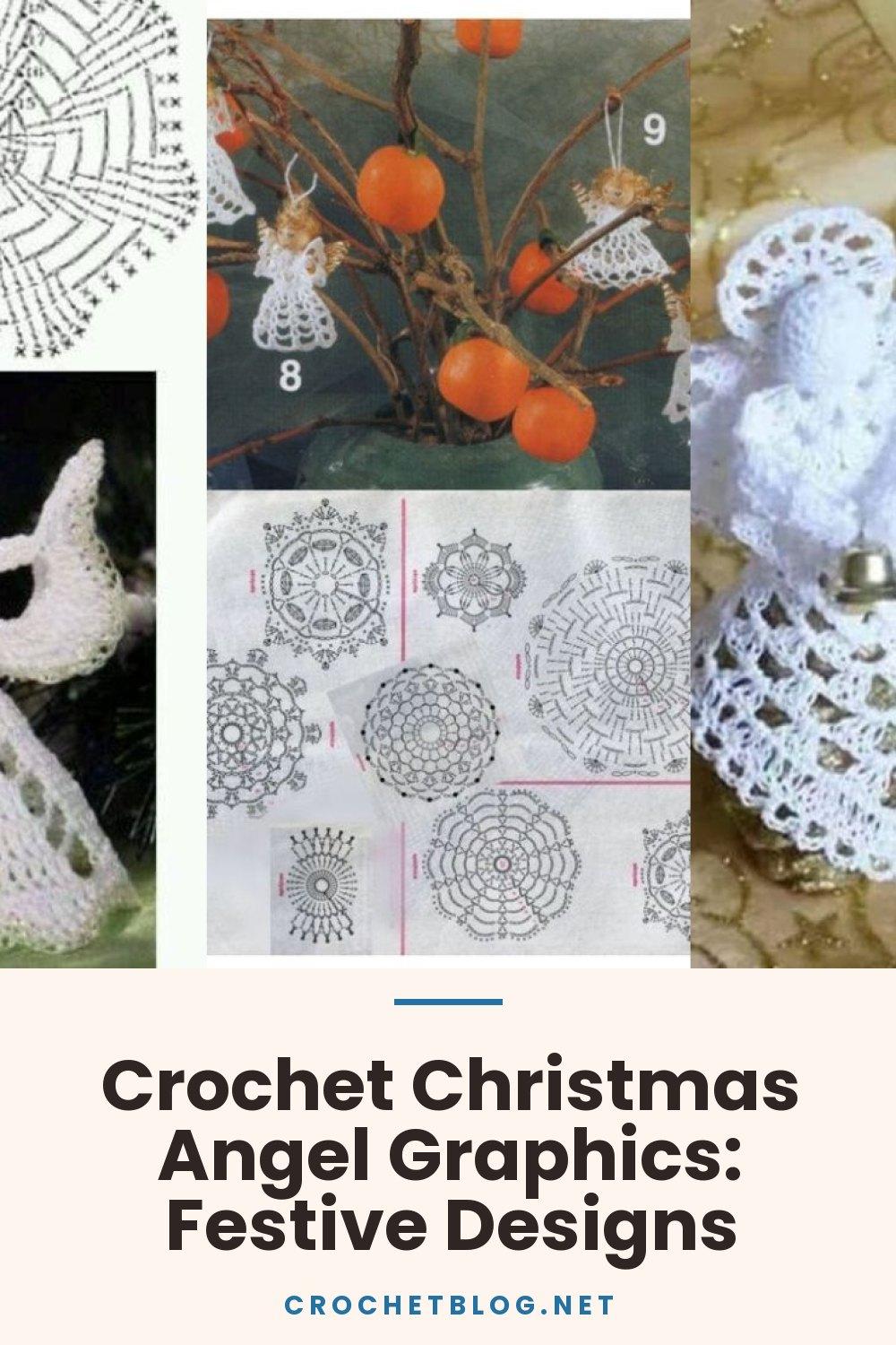 Crochet Christmas Angel Graphics: Festive Designs