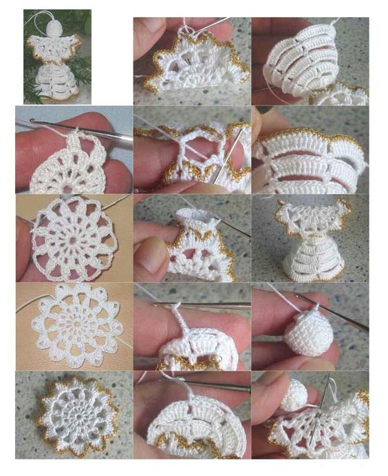 crochet christmas angel graphics 5