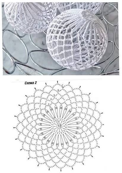 crochet christmas ball ideas 2