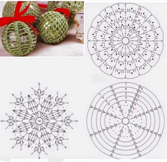 crochet christmas ball ideas 6