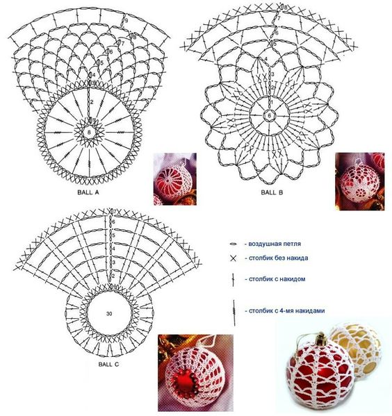 crochet christmas ball ideas 8