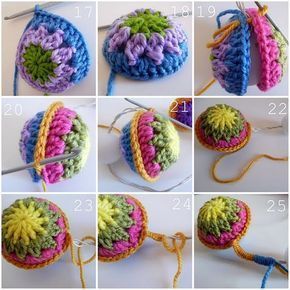 crochet christmas ball ornaments 9
