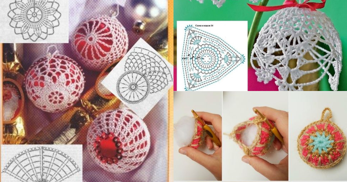 crochet christmas baubles ideas