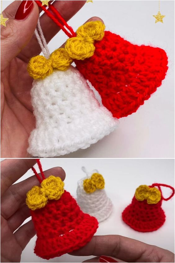 crochet christmas bells graphics 3