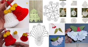 crochet christmas bells graphics