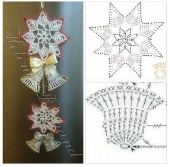 crochet christmas bells graphics 6