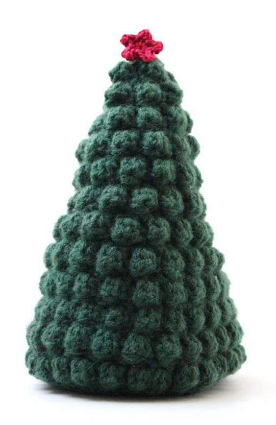 crochet christmas bobble tree 2