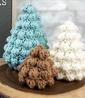 crochet christmas bobble tree 6