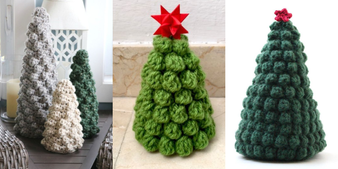crochet christmas bobble tree
