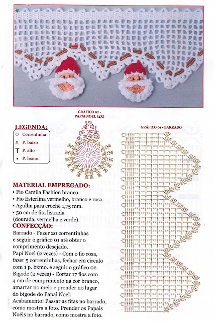 crochet christmas border graphics 11