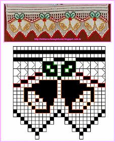crochet christmas border graphics 5