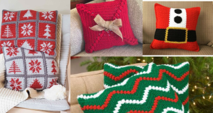 crochet christmas cushion ideas