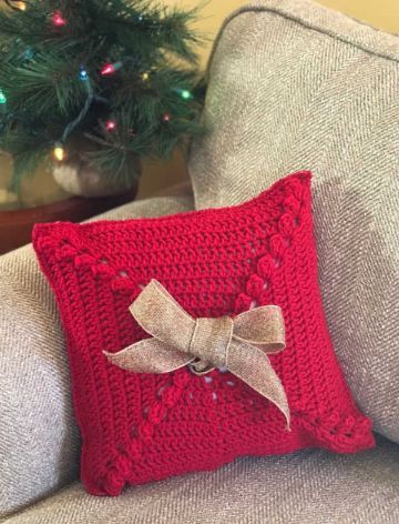 crochet christmas cushion ideas 7