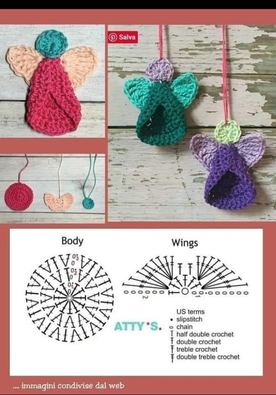 crochet christmas decorations for your home 5