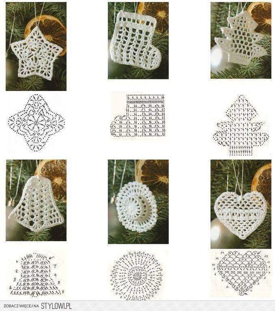 crochet christmas decorations for your home 7