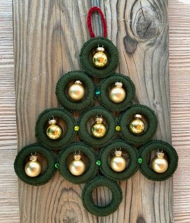 crochet christmas decorations with curtain rings 4