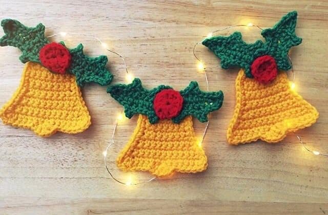 crochet christmas garland 3