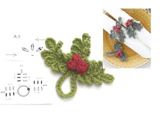 crochet christmas napkin ring ideas 9