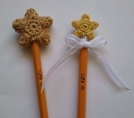 crochet christmas pencil tip for christmas ideas 3