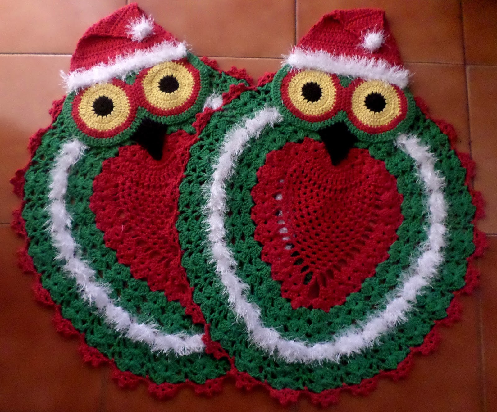 crochet christmas rug ideas