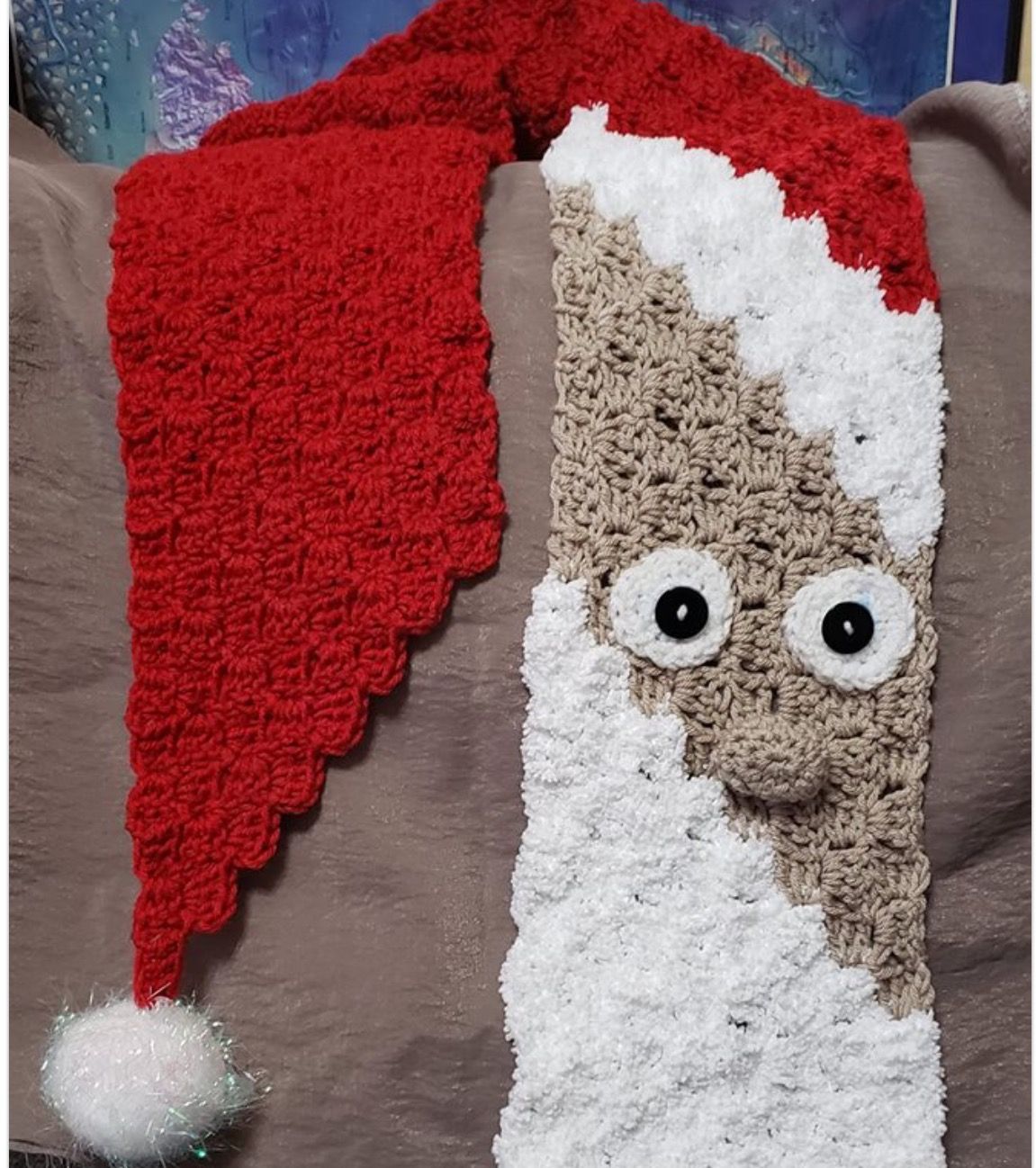 crochet christmas scarves 2