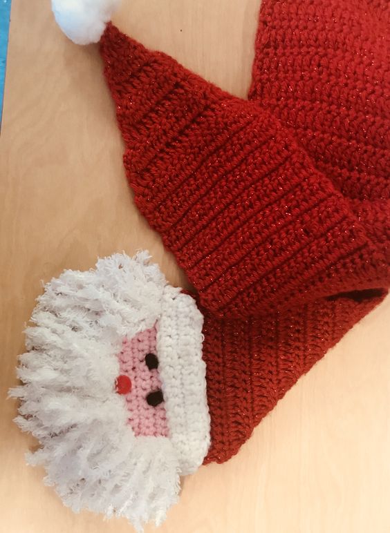 crochet christmas scarves 6