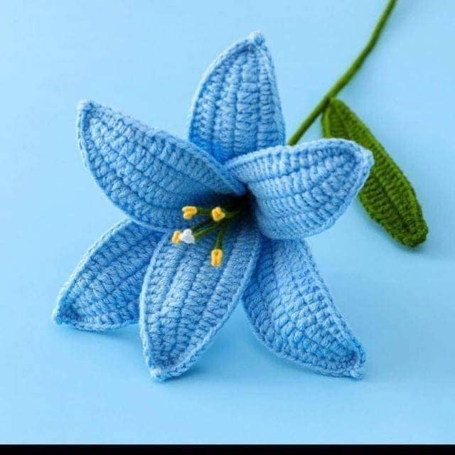 crochet christmas star flower 9