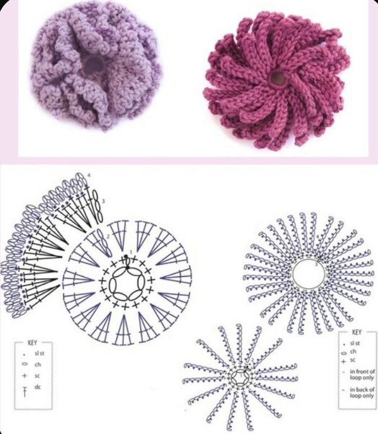 crochet chrysanthemum flowers 6