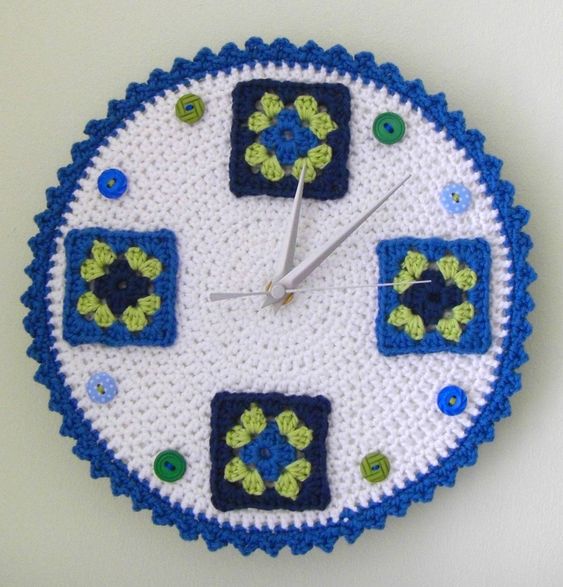 crochet clock ideas 1