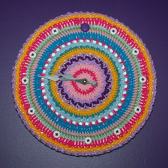 crochet clock ideas 23