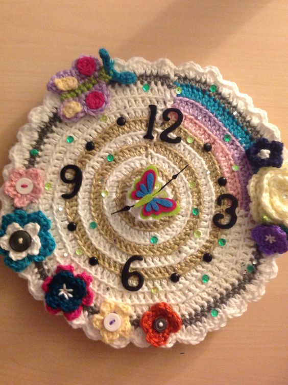 crochet clock ideas