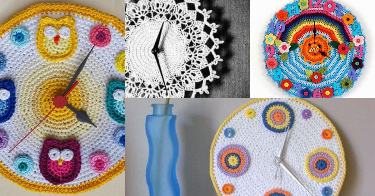 crochet clock ideas